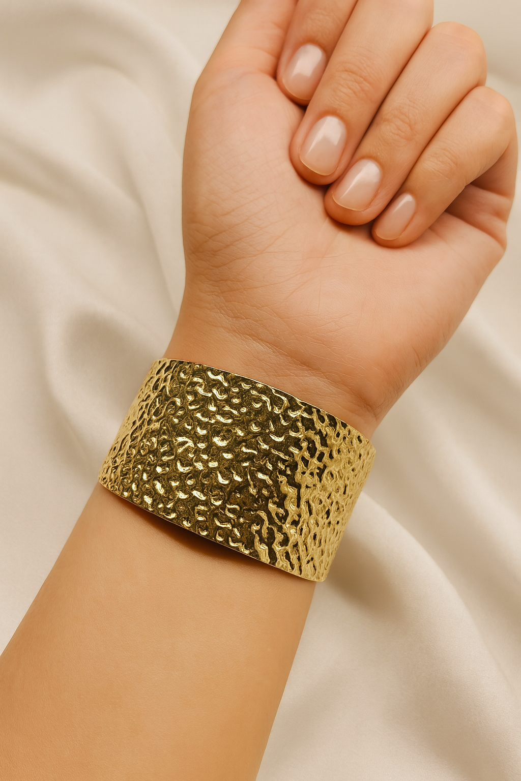 Gold plated dainty HandCuff