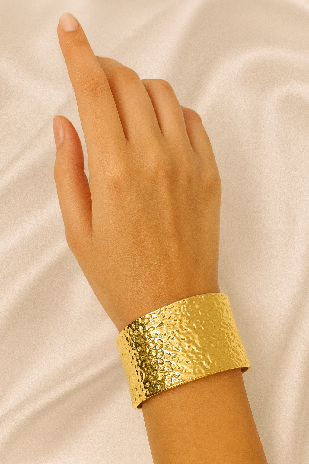 Gold plated dainty HandCuff