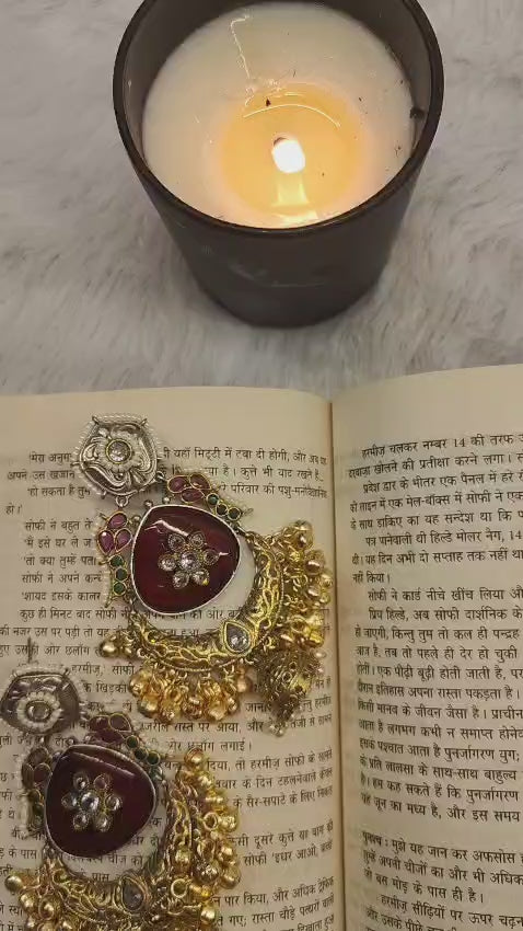 Traditional Kundan Jhumka Earrings for Women